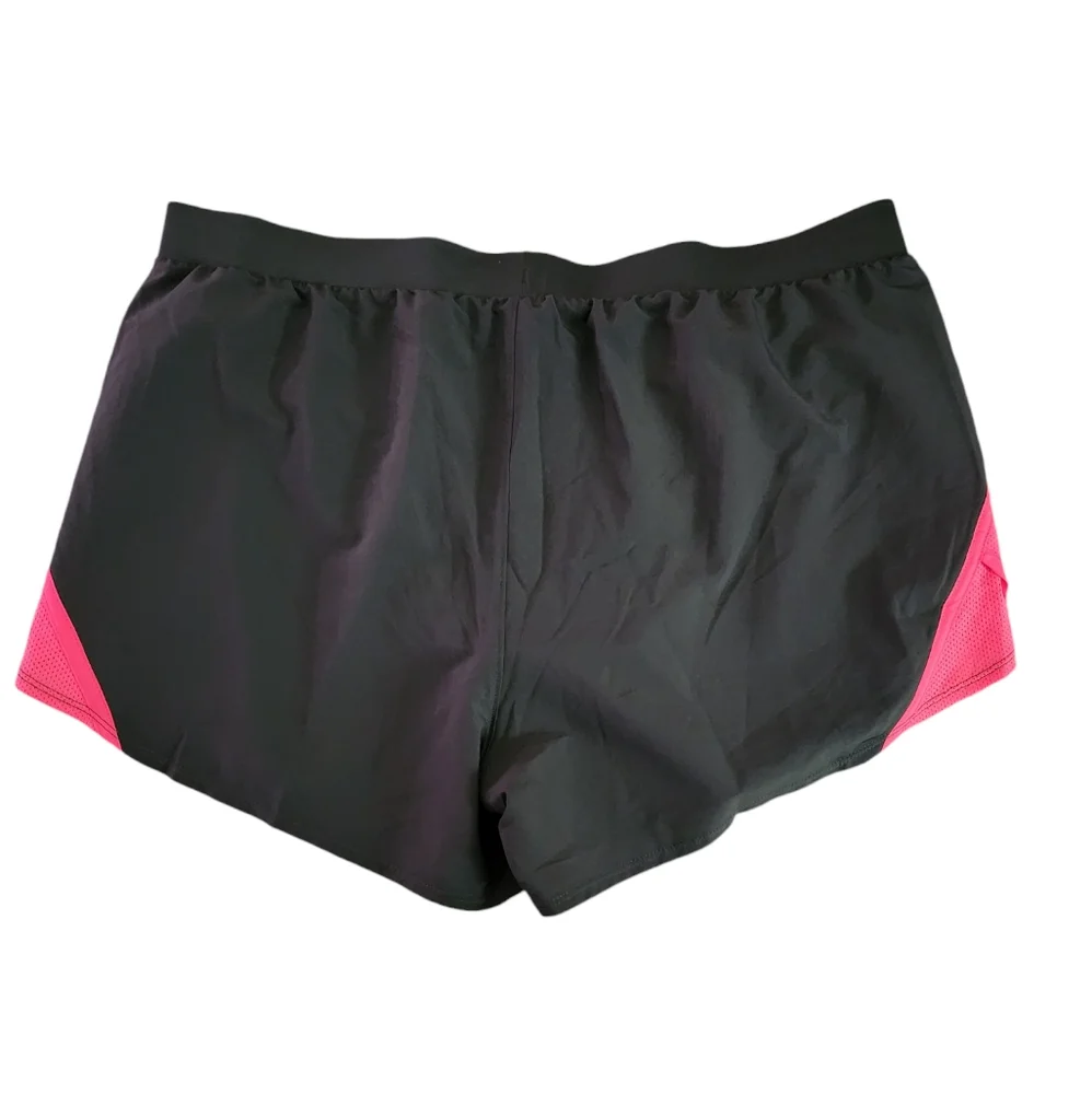 XXL New Under Armour Gray Pink Fly By 2.0 Athletic Running Shorts